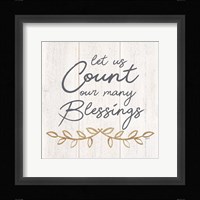 Farm Life I-Blessings Framed Print