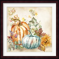 Watercolor Harvest Pumpkin I Fine Art Print