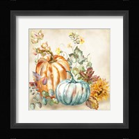 Watercolor Harvest Pumpkin I Fine Art Print