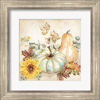 Watercolor Harvest Pumpkin II Fine Art Print