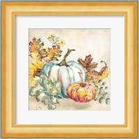 Watercolor Harvest Pumpkin III Fine Art Print