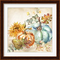 Watercolor Harvest Pumpkin IV Fine Art Print