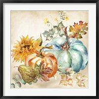 Watercolor Harvest Pumpkin IV Fine Art Print