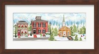 Christmas Village panel I Fine Art Print