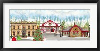 Christmas Village panel II Fine Art Print