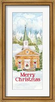 Christmas Village vertical I Fine Art Print