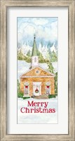 Christmas Village vertical I Fine Art Print