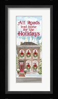Christmas Village vertical II Fine Art Print