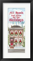 Christmas Village vertical II Fine Art Print