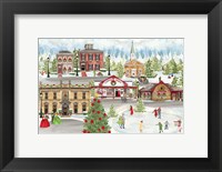 Christmas Village landscape Fine Art Print