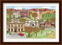 Harvest Village landscape Fine Art Print