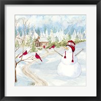 Snowman Christmas I Framed Print