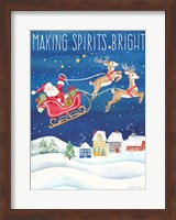 Making Spirits Bright portrait Fine Art Print