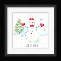 Vintage Holiday Cheer IV Framed Print