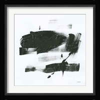 Gold and Black Elements XX Framed Print