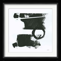 Gold and Black Elements XVII Framed Print