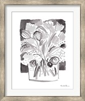 Lemon Gray Tulips II Fine Art Print