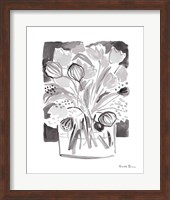 Lemon Gray Tulips II Fine Art Print