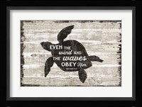 Driftwood Coast Scripture III Framed Print