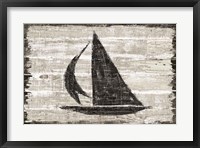 Driftwood Coast II Framed Print
