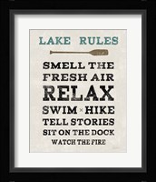 Cabin Life VI Framed Print