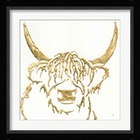 Gilded Highlander I Framed Print