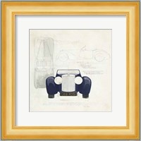Roadster II Blue Car Fine Art Print