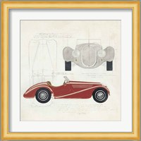 Roadster I Red Car Fine Art Print