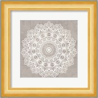 Contemporary Lace Neutral VI v2 Vintage Fine Art Print