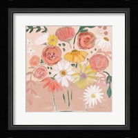 Folk Floral II Modern Fine Art Print