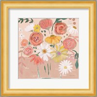 Folk Floral II Modern Fine Art Print