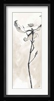 Solitary Dogwood IV Taupe Crop Fine Art Print