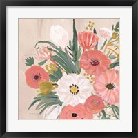 Vintage Floral IV Flipped Modern Fine Art Print