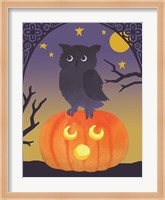 Halloween Critter III Light Owl Fine Art Print