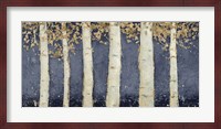 Magnificent Birch Grove Indigo Crop Fine Art Print