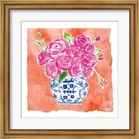 Chinoiserie Roses II Fine Art Print