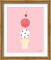 Ice Cream and Cherry II Fine Art Print