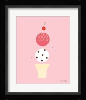 Ice Cream and Cherry II Fine Art Print