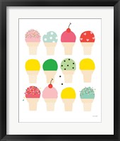 Ice Cream Fun Framed Print