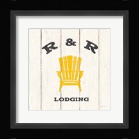 Cabin Life XII Neutral Framed Print