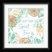 Natures Leaves V Framed Print