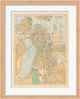 Boston Map Fine Art Print