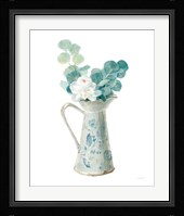 Floursack Home IV on White Framed Print