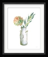 Floursack Home III on White Framed Print