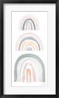 Boho Rainbow V Framed Print