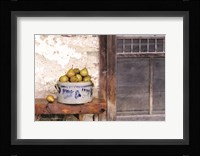 Bushel and a Peck Crock of Pears Fine Art Print