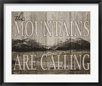 The Mountains are Calling Fine Art Print