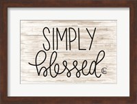 Simply Blessed Fine Art Print