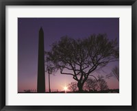 Nightfall at the Washington Monument Fine Art Print