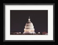 US Capital at Night Fine Art Print